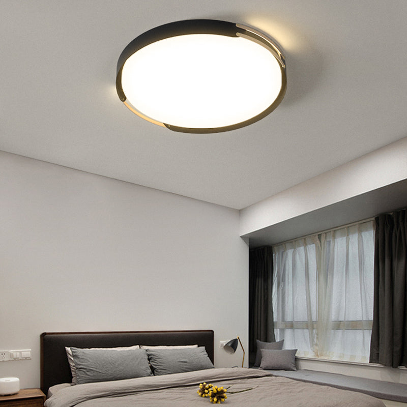 Round LED Flush Mount Light Modern Ceiling Lights for Living Room Bedroom