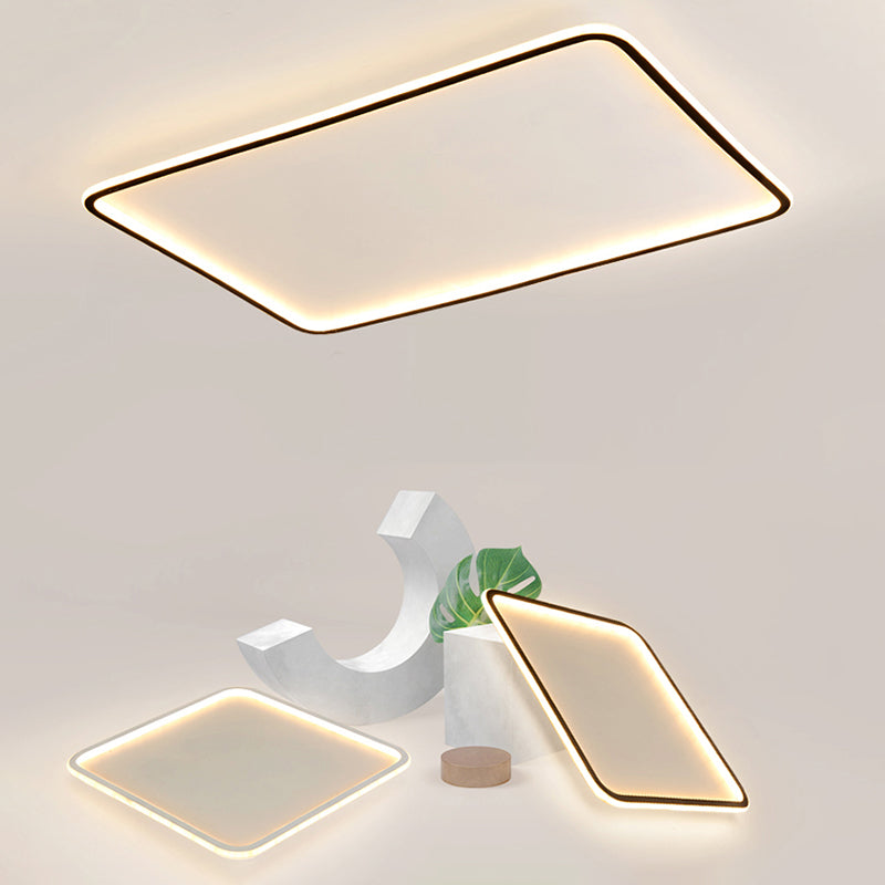 Line LED Plafonnier Acrylique Abat-Jour Simplicité Plafonnier pour Salon