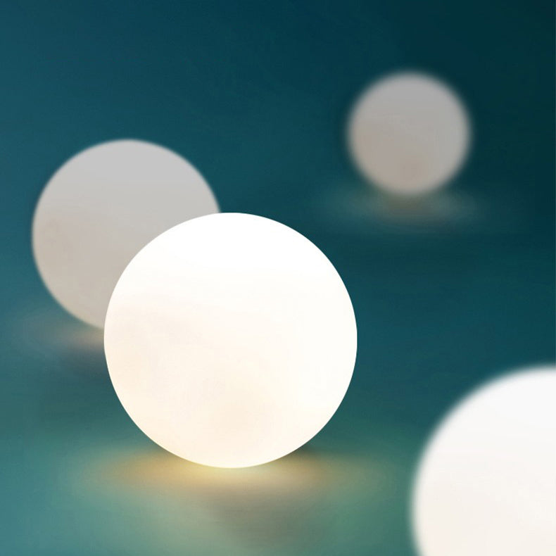 Globe en verre Semi-encastré, plafonnier doré de Style simple pour le salon