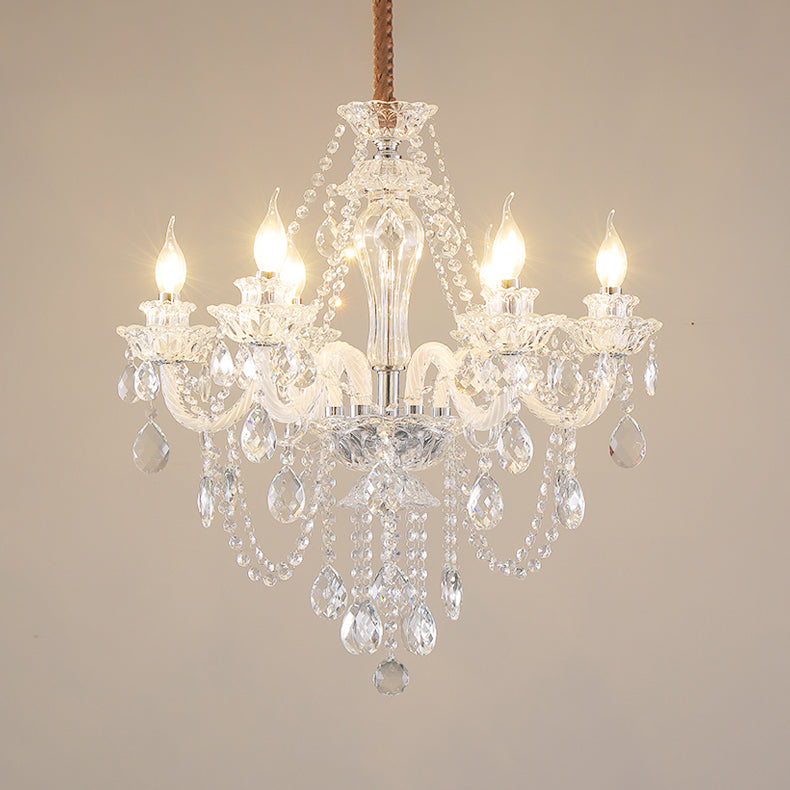American Style Chandelier Crystal Multi Light Hanging Light for Bedroom