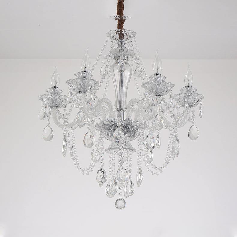 American Style Chandelier Crystal Multi Light Hanging Light for Bedroom