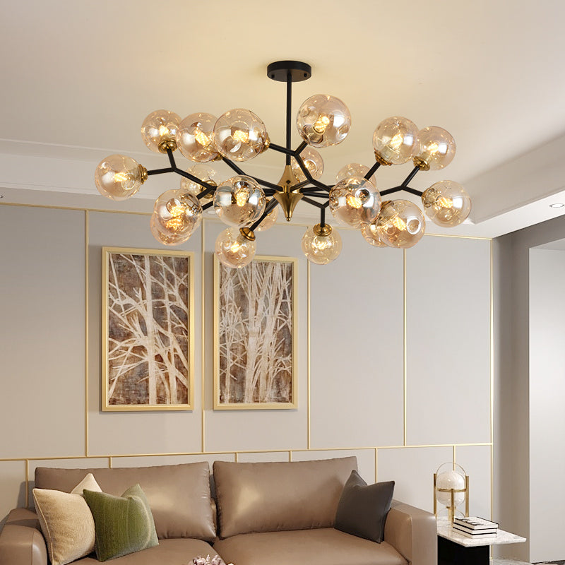 Modern Metal Chandelier Light Fixtures Multi-Head Suspension Pendant Lights for Restaurant