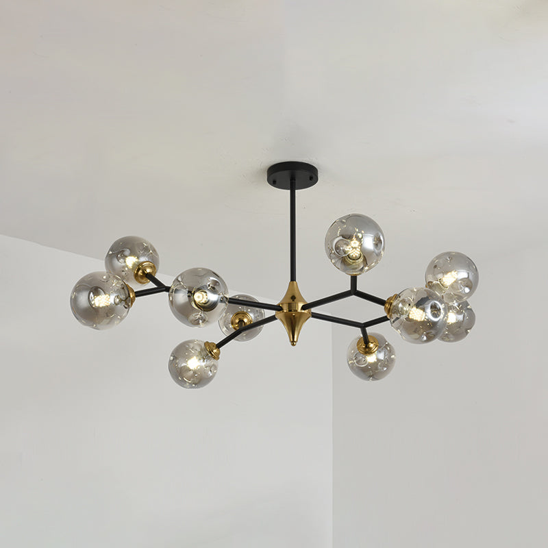 Modern Metal Chandelier Light Fixtures Multi-Head Suspension Pendant Lights for Restaurant