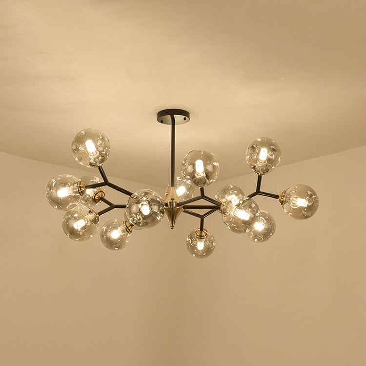 Modern Metal Chandelier Light Fixtures Multi-Head Suspension Pendant Lights for Restaurant