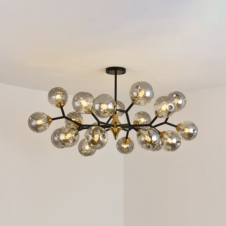 Modern Metal Chandelier Light Fixtures Multi-Head Suspension Pendant Lights for Restaurant