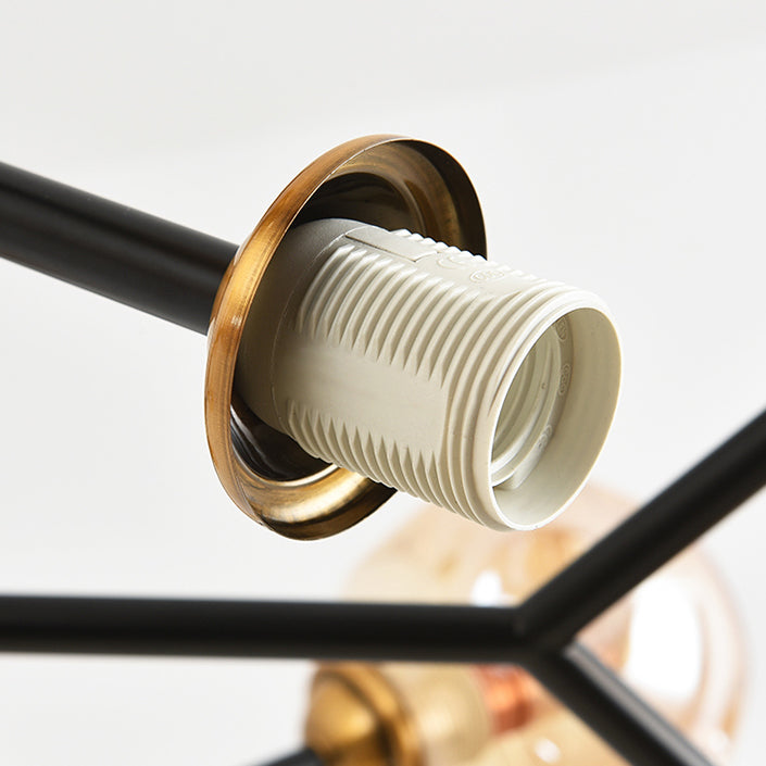 Modern Metal Chandelier Light Fixtures Multi-Head Suspension Pendant Lights for Restaurant