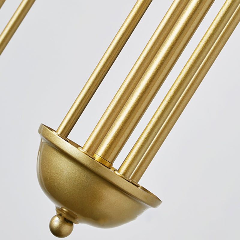 Modern Metal Chandelier Light Fixtures Multi-Head Suspension Pendant Lamps for Living Room