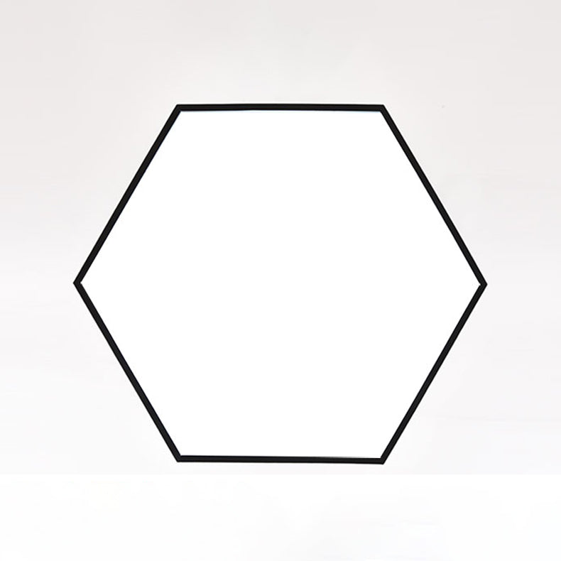 Lampe à la simplicité noire avec des luminaires d'éclairage de pendentif à LED à l'ombre acrylique