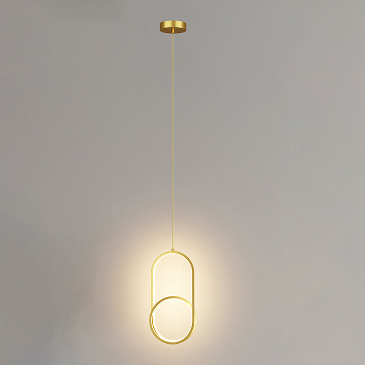 Metal Modernist Hanging Lamps Silicone Shade LED Pendant Lighting Fixtures