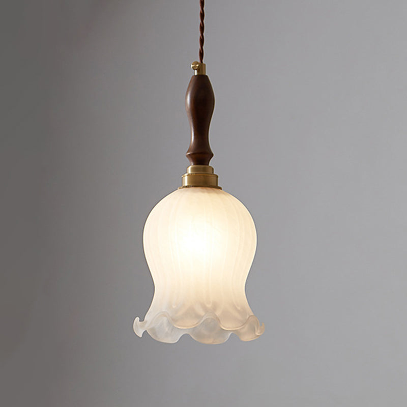 Pendre de style minimalisme moderne Lumière blanche en verre blanc suspendu pour la cuisine