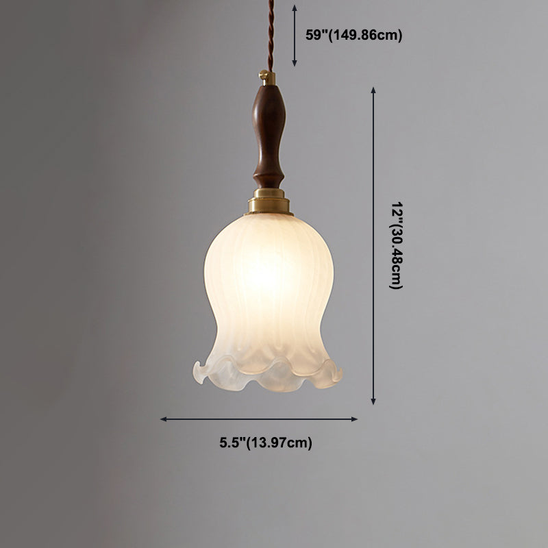 Pendre de style minimalisme moderne Lumière blanche en verre blanc suspendu pour la cuisine