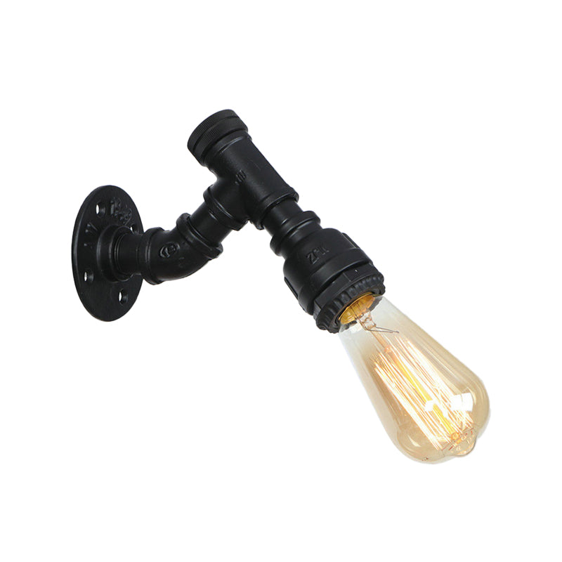 Acqua in metallo Acqua Wall Sconcetto illuminazione a parete in stile industriale lampada montata