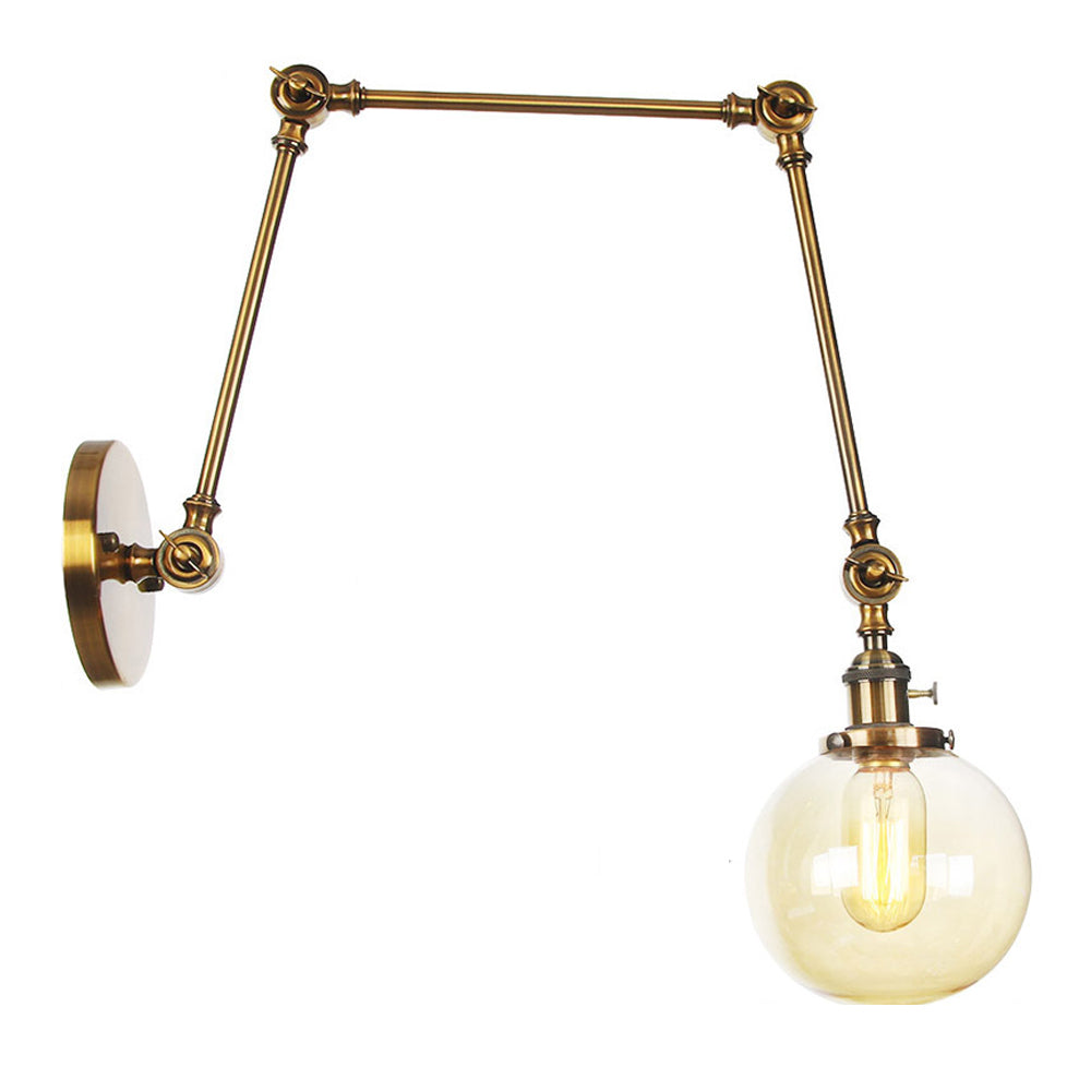 Stile industriale SCONCE MOLTO 1 BUB GLUB MOLTO MONTRO A MONTRIO PER CAMERA PER CAMERA