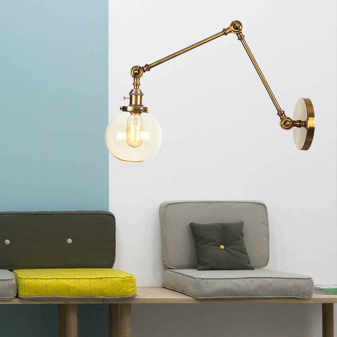 Stile industriale SCONCE MOLTO 1 BUB GLUB MOLTO MONTRO A MONTRIO PER CAMERA PER CAMERA