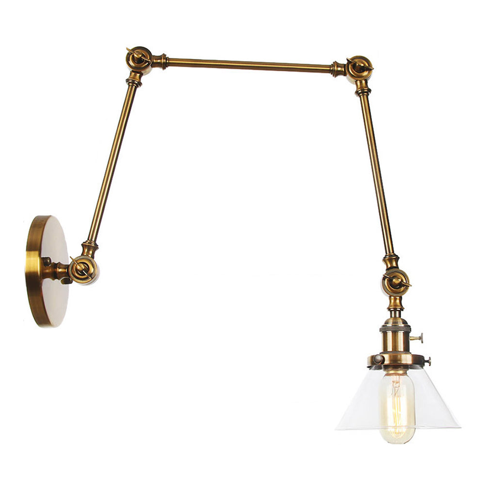 Stile industriale SCONCE MOLTO 1 BUB GLUB MOLTO MONTRO A MONTRIO PER CAMERA PER CAMERA