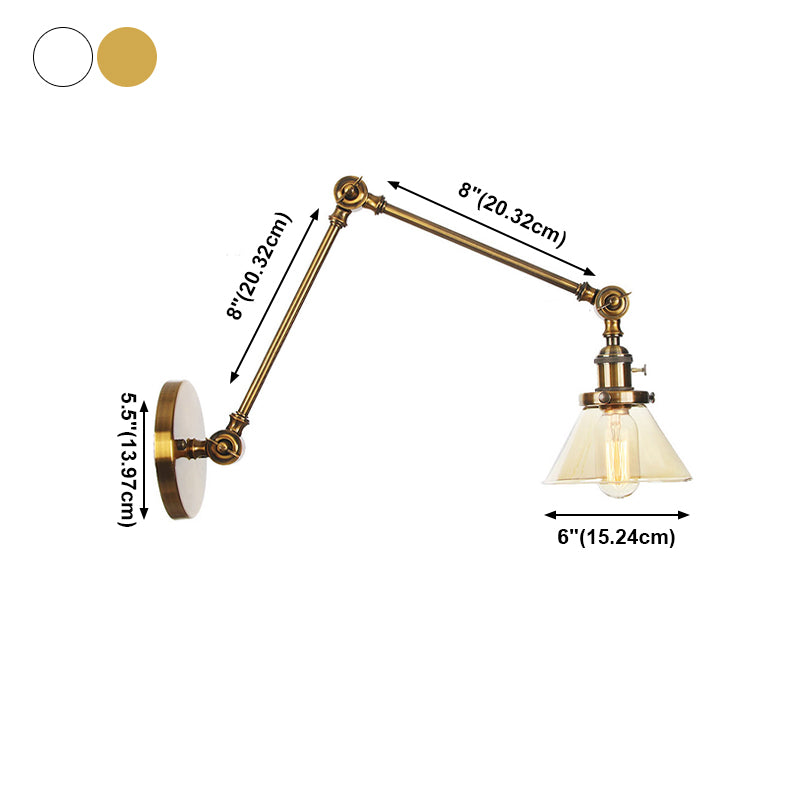 Stile industriale SCONCE MOLTO 1 BUB GLUB MOLTO MONTRO A MONTRIO PER CAMERA PER CAMERA