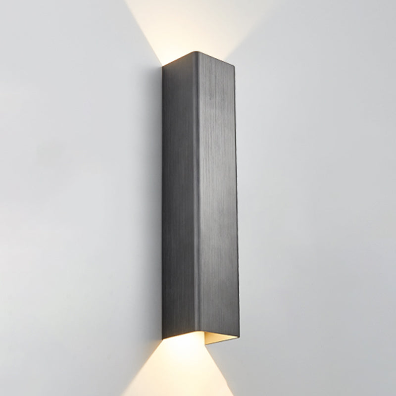 Lámpara de pared de aluminio de aluminio al aire libre moderno minimalismo para el pasillo para el pasillo