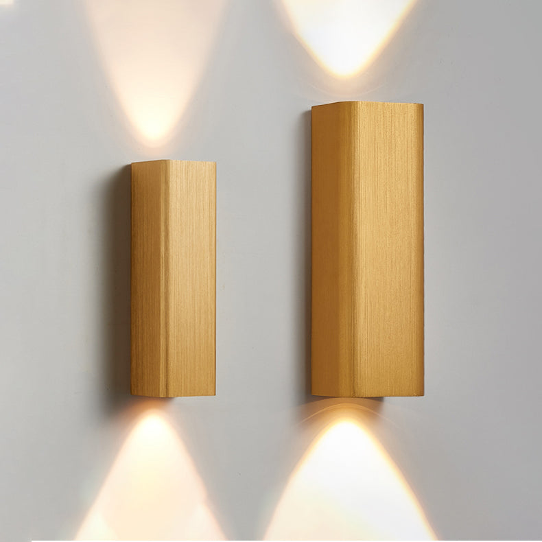 Lámpara de pared de aluminio de aluminio al aire libre moderno minimalismo para el pasillo para el pasillo