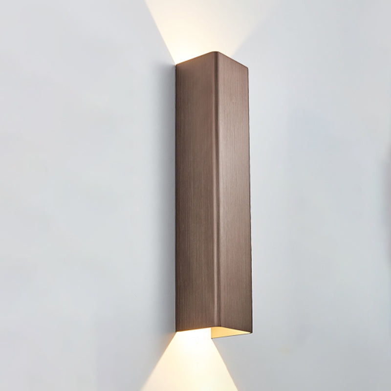 Lámpara de pared de aluminio de aluminio al aire libre moderno minimalismo para el pasillo para el pasillo