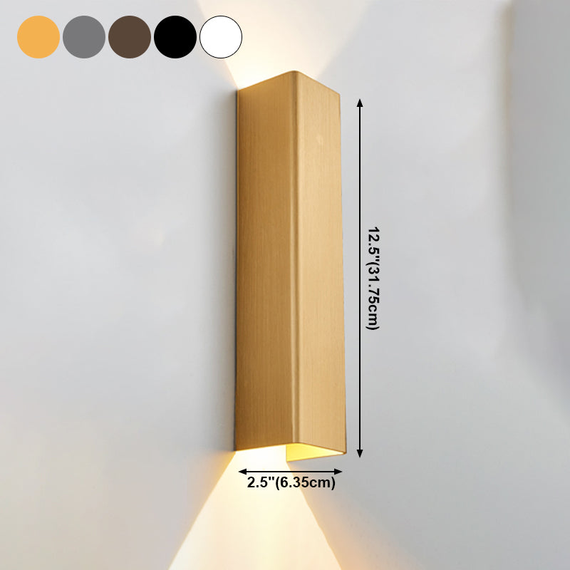 Lámpara de pared de aluminio de aluminio al aire libre moderno minimalismo para el pasillo para el pasillo