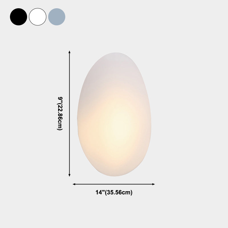 Simple Glass Sconce Light Fixtures One Head Modern Geometric Wall Lamp for Bedroom