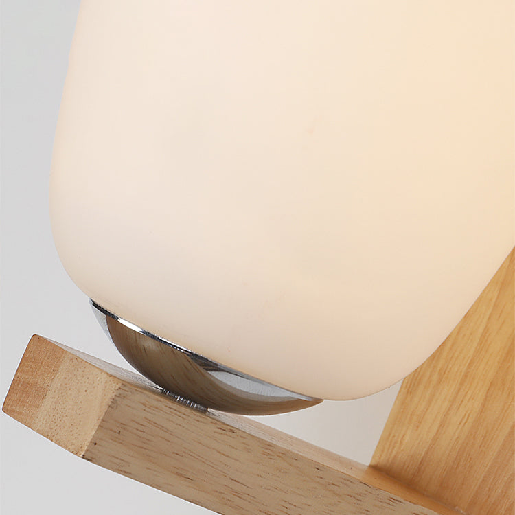 Éclairage mural ombré Simplicité Style Wood Beige Sconce Lightture