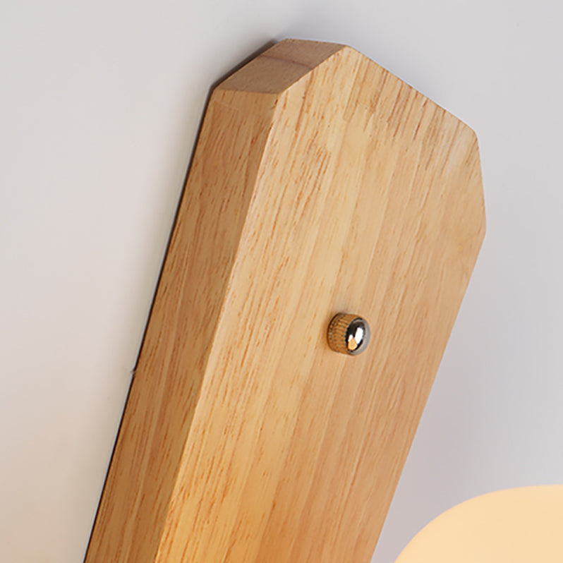 Éclairage mural ombré Simplicité Style Wood Beige Sconce Lightture