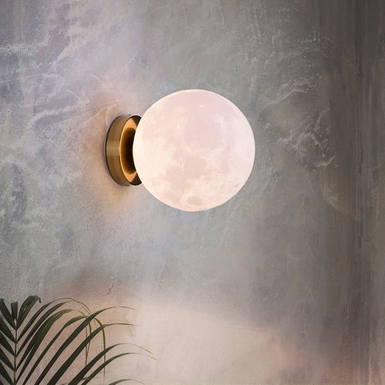 Salon Gold Mur Light Modern Globe One Head Simple Mur Mount Sconce