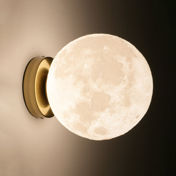 Salon Gold Mur Light Modern Globe One Head Simple Mur Mount Sconce