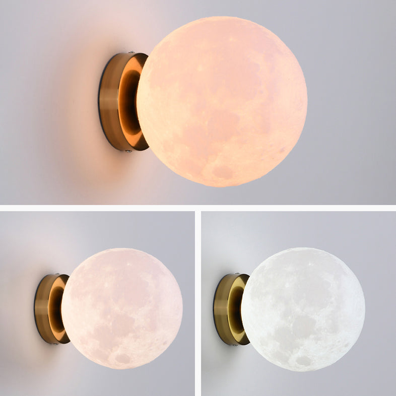 Salon Gold Mur Light Modern Globe One Head Simple Mur Mount Sconce