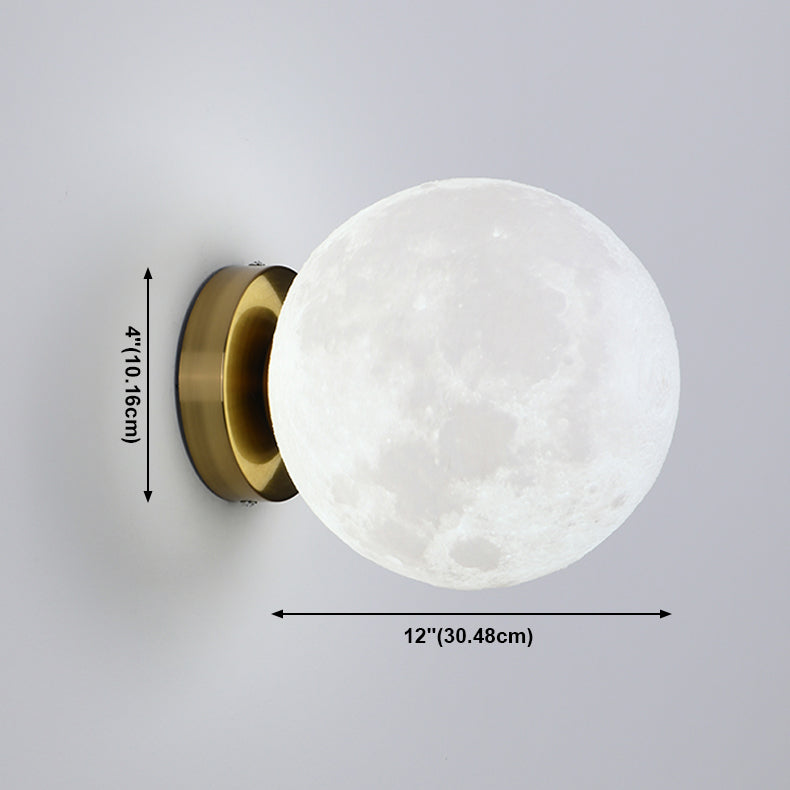 Salon Gold Mur Light Modern Globe One Head Simple Mur Mount Sconce