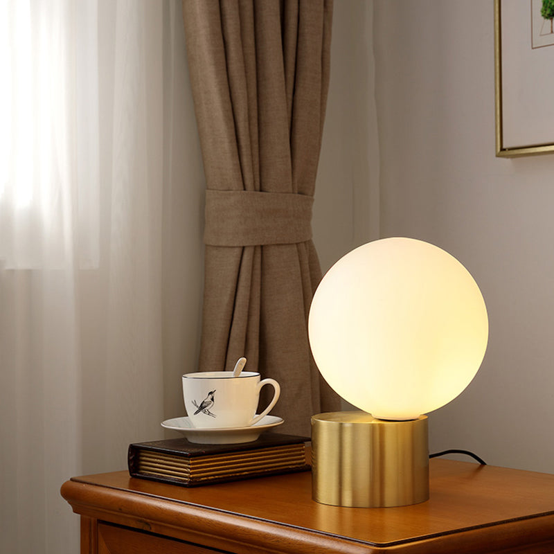 Moderno decorativo in vetro in vetro da tavolo da letto camera da letto ombra globo luci
