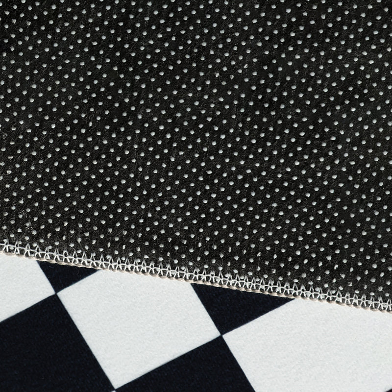 Green Modern Carpet Blending Lattice Carpet Stain Resistant Carpet for Living Room