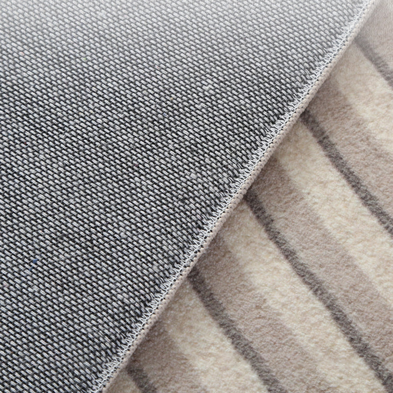 Tapis nordique blanc tapis en grume de couleur polyester