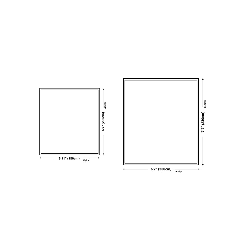 Brown Simple Rug Polyester Color Block Rug Washable Area Rug for Living Room