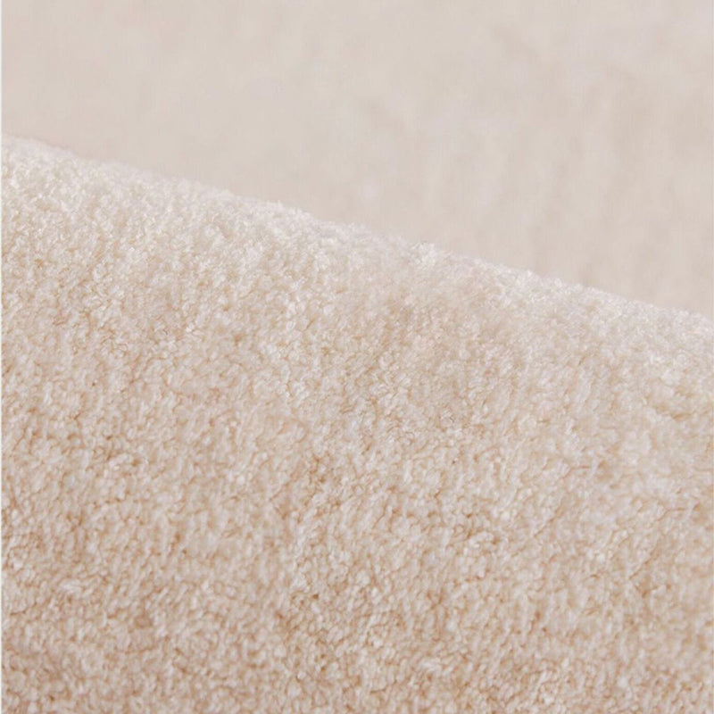 Tapis de couleur de contraste de tapis moderne beige tapis de support sans glissement pour décoration intérieure