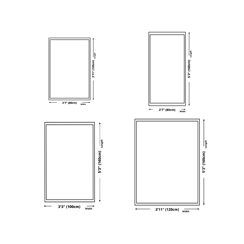 Beige Modern Rug Polyester Pattern Rug Non-Slip Backing Rug for Living Room