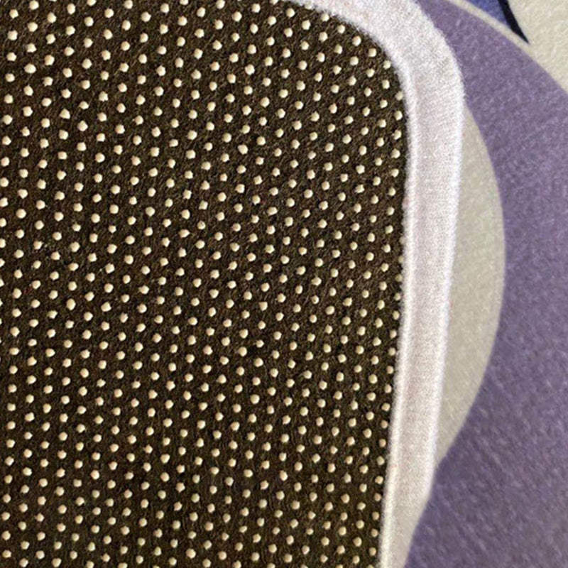 Gray Simple Carpet Polyester Deer Carpet Darwing Area Carpet for Living Room