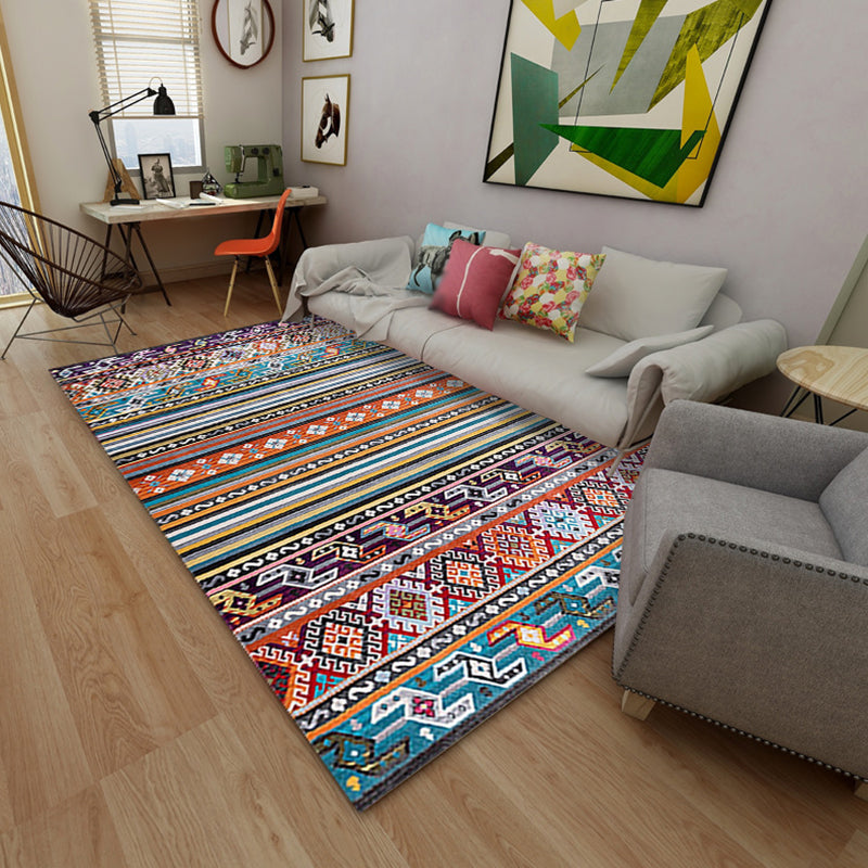 Alfombra vintage de color amarillo oscuro alfombra de alfombra simple resistente a manchas para salón para el salón