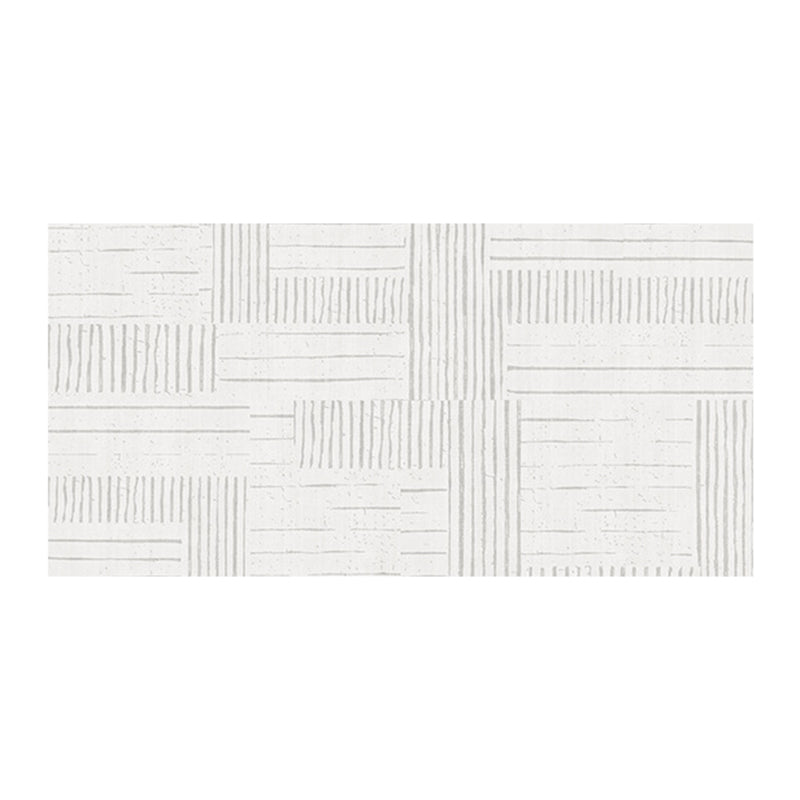 Light Gray Modern Rug Polyester Graphic Rug Non-Slip Backing Rug for Living Room