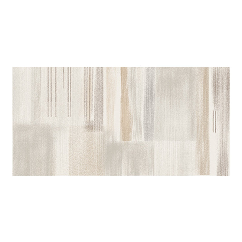 Light Gray Modern Rug Polyester Graphic Rug Non-Slip Backing Rug for Living Room