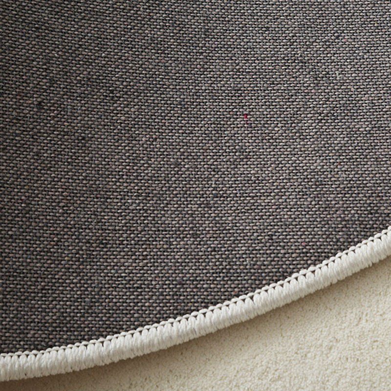 Orange Modern Rug Polyester Zebra Rug Non-Slip Backing Rug for Drawing Room