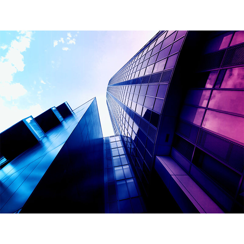 City Building Wall Mural Decals Home Decoration Sitting Room Wall Decor