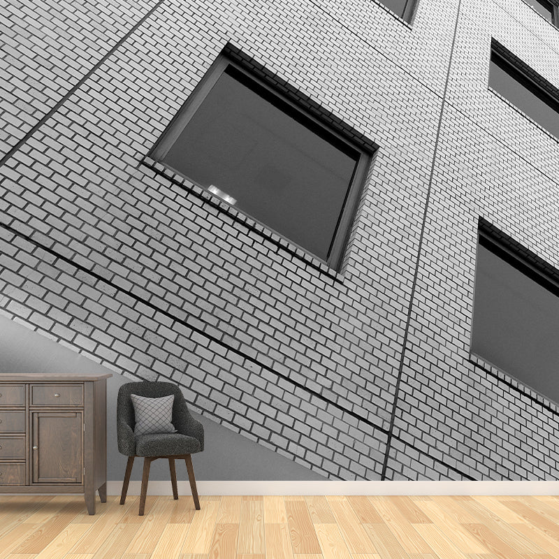 Vivid Building Wall Mural for Office Room, Moisture Resistant, Made to Measure