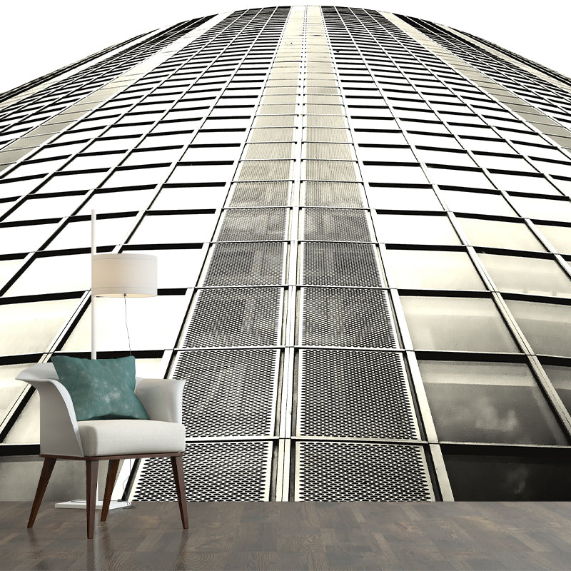 Vivid Building Wall Mural for Office Room, Moisture Resistant, Made to Measure