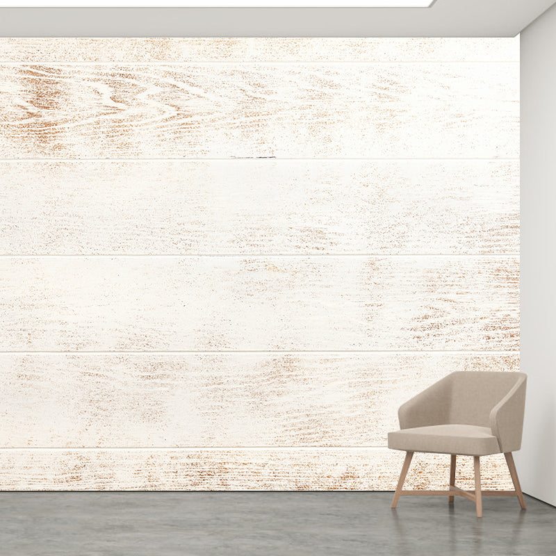 Full Size Wood Grain Mural Contemporary Home Decor for Sitting Room, Water Resistant