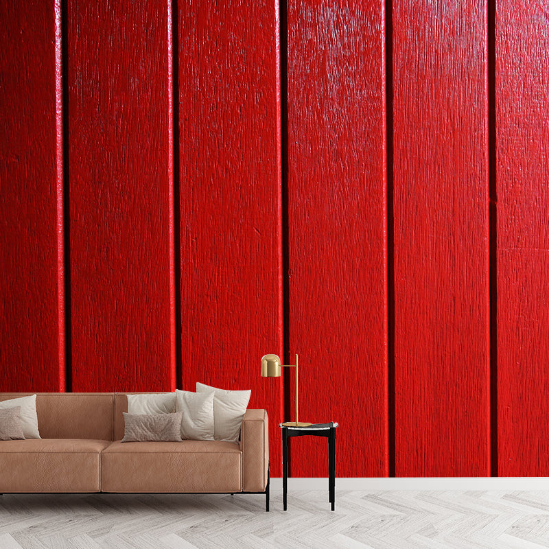 Contemporary Wood Grain Mural Mildew Resistant Wall Decor, Personalized Size Available