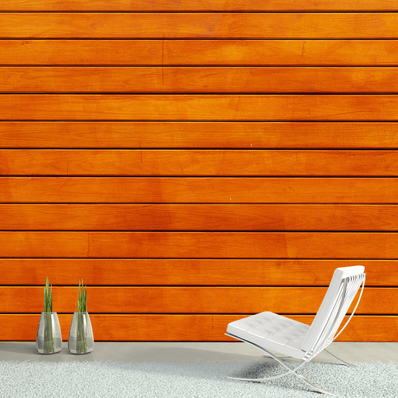 Contemporary Wood Grain Mural Mildew Resistant Wall Decor, Personalized Size Available