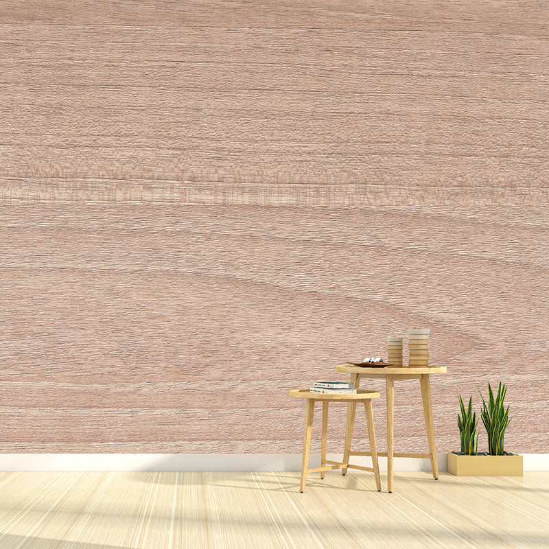 Contemporary Wood Grain Mural Mildew Resistant Wall Decor, Personalized Size Available