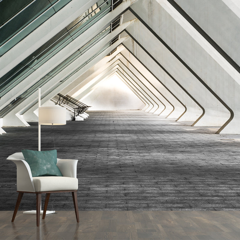 Spatial Extension Full Size Wall Covering for Dining Room, Moisture Resistant